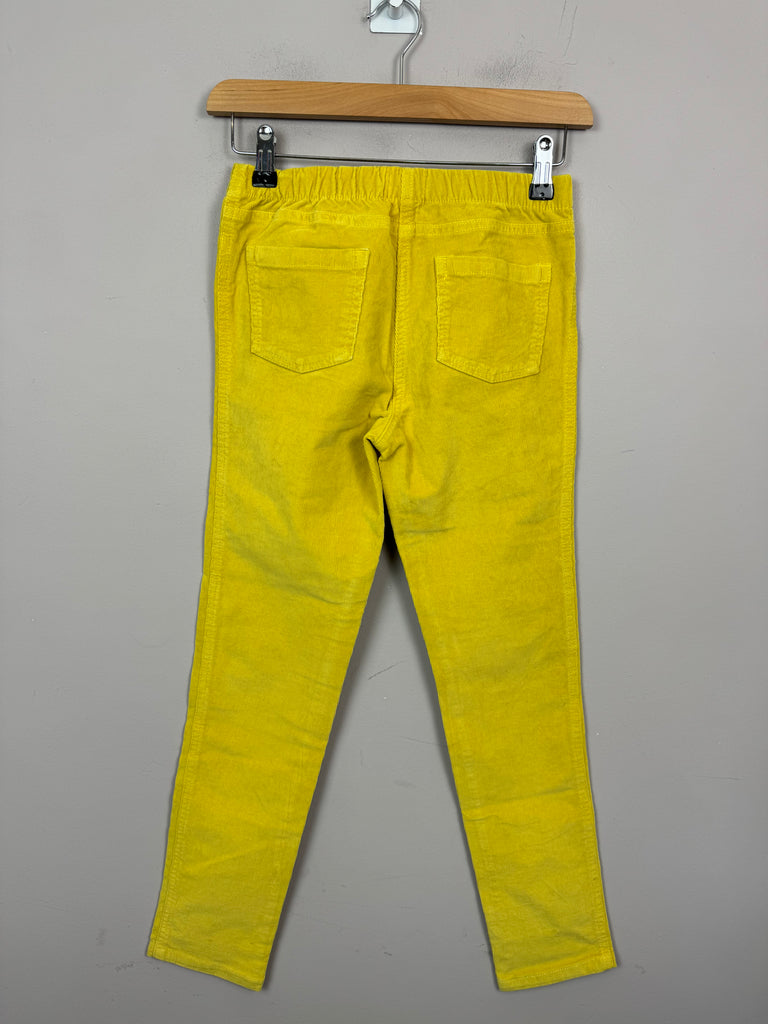 Second Hand Boden Yellow Cord Leggings 12y