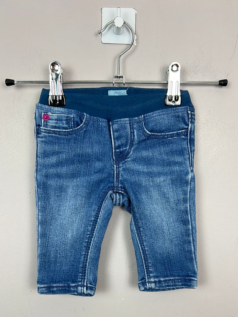 Secondhand baby Gap pull on jeans 0-3m