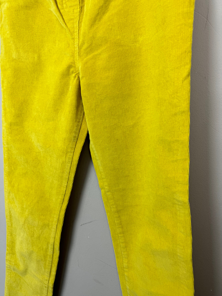 Pre Loved Childrens Boden Yellow Cord Leggings 12y