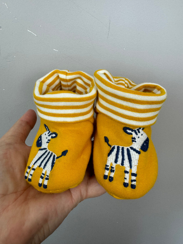 Jojo Maman Bebe Zebra Slippers - Sweet Pea Preloved 