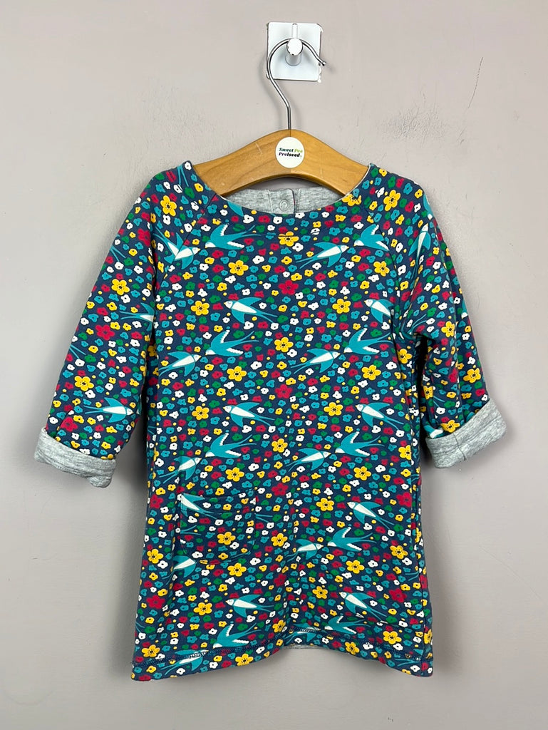 Pre Loved Frugi Reversible Character Jersey Dress 6-12m