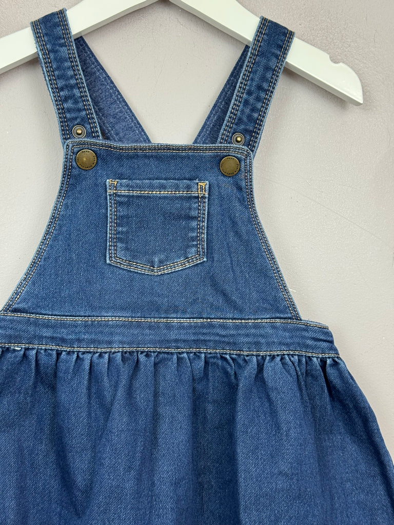 Next Denim Pinafore Dress 18-24m Preloved children 