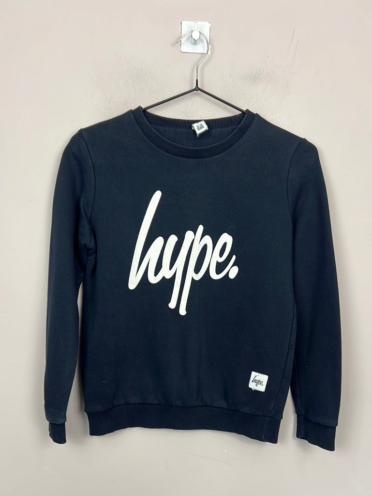Hype Black Sweatshirt 11-12y. -Sweet Pea Preloved 