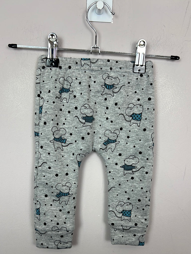 Pre loved Fred & Noah winter mouse cosy Leggings 