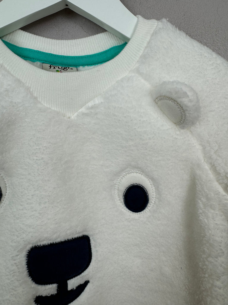 Pre Loved Frugi Polar Bear Fleece 12-18m New