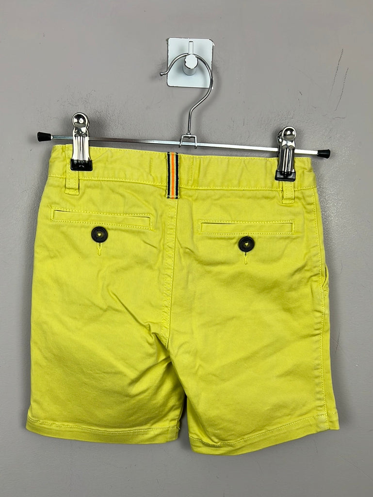 Secondhand mini Boden yellow chino shorts 6y