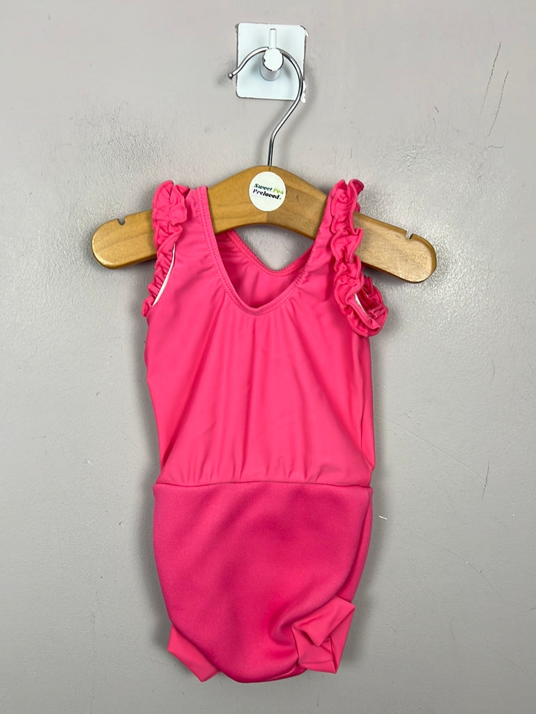 Splash About pink happy nappy swimsuit 0-3m - Sweet Pea Preloved