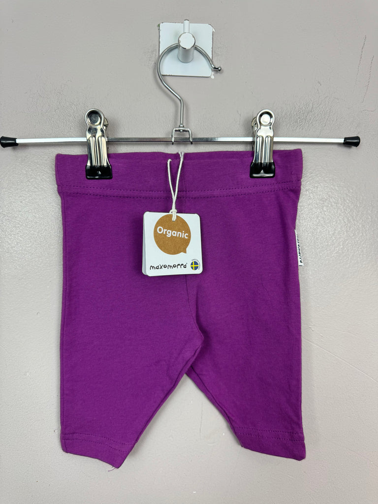 Maxomorra purple leggings - Sweet Pea Preloved