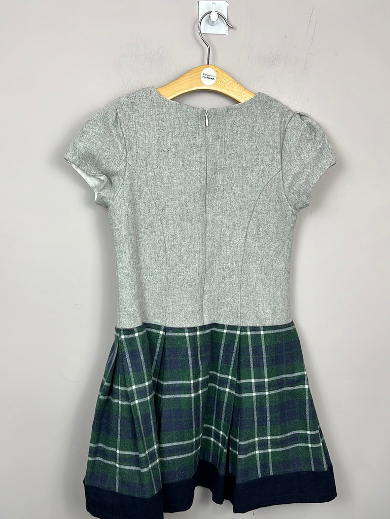 Balloon Chic wool tartan dress 