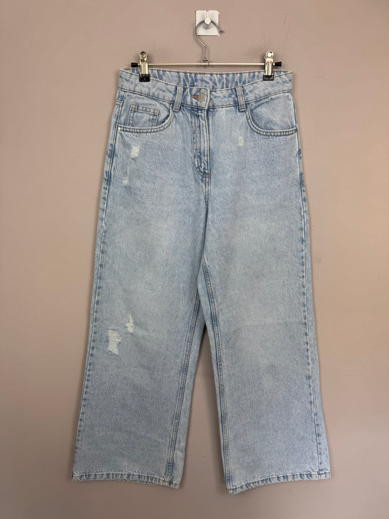 Next wide leg light wash jeans 12y secondhand - sweet pea preloved 