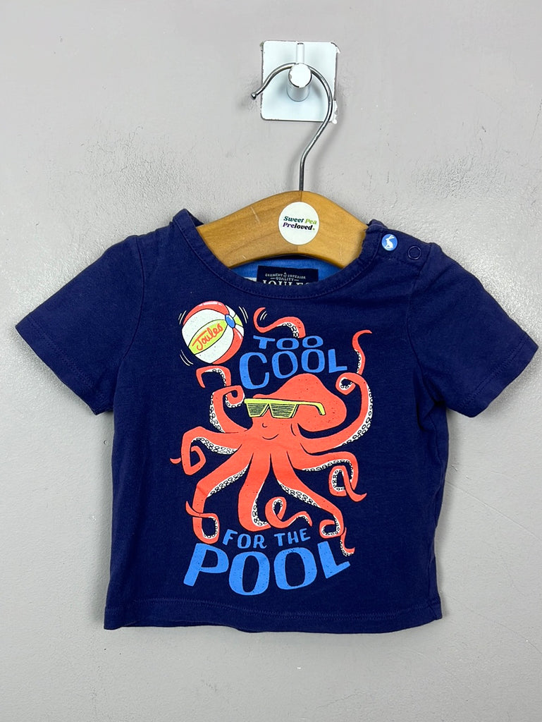 Pre Loved Baby Joules octopus t-shirt 0-3m