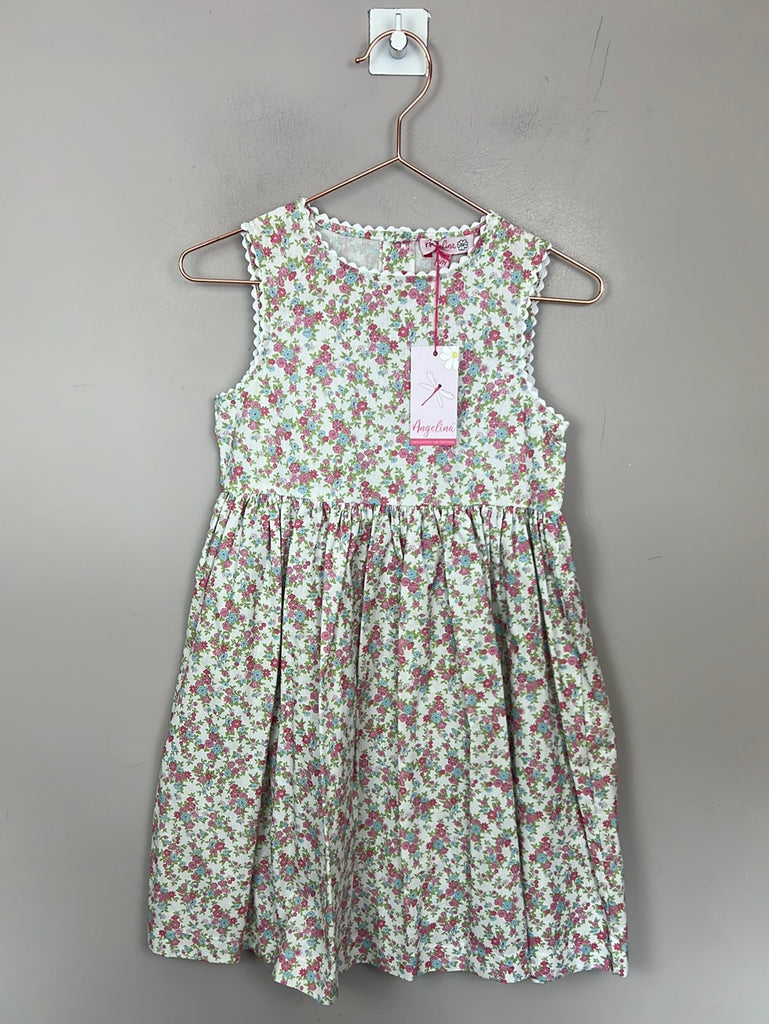 Angelina summer bloom ric rac dress - Sweet Pea Preloved Clothes
