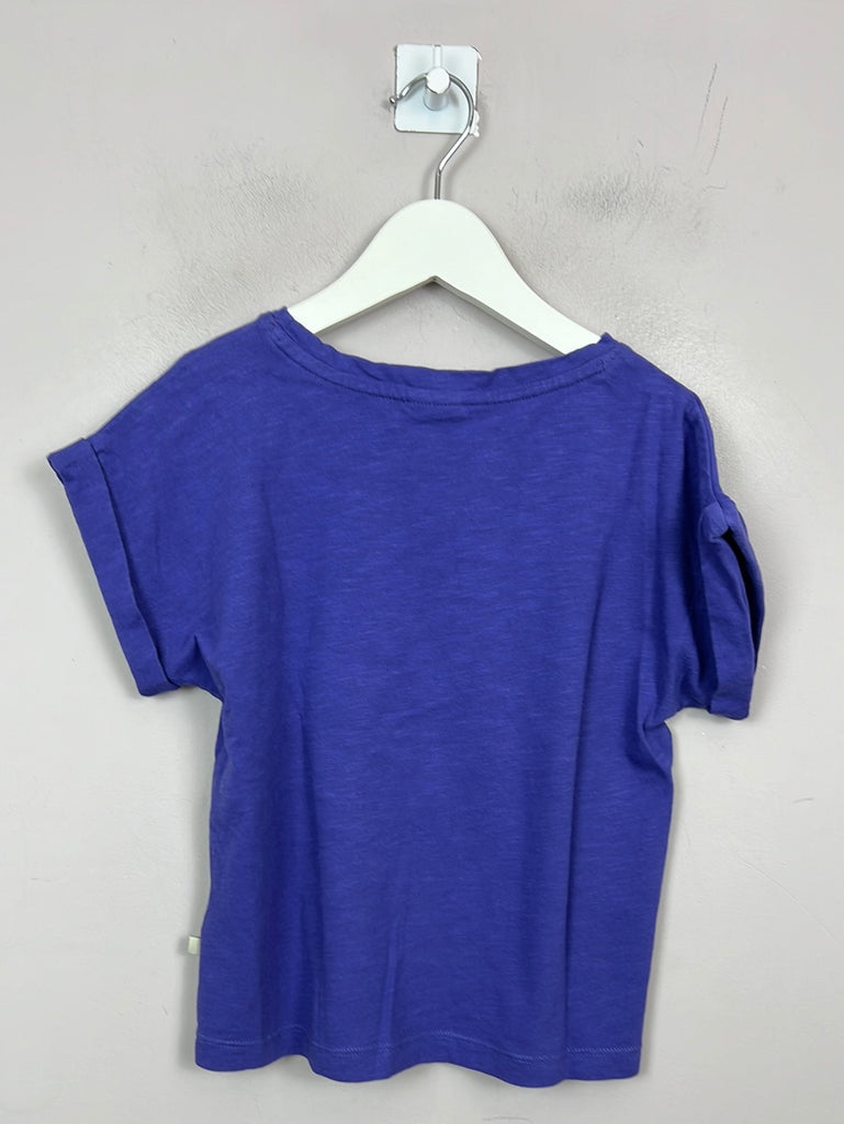 Preloved Frugi purple unicorn t-shirt 7-8y
