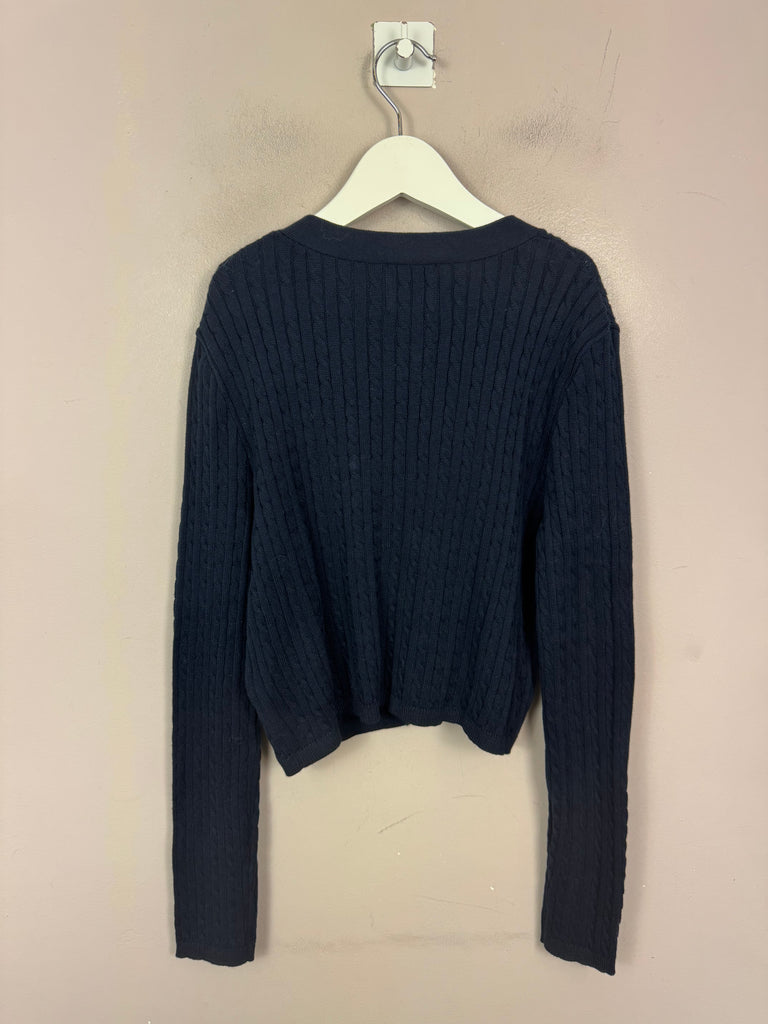 Katie J NYC Navy Cardigan 10-12y new - sweet pea preloved 