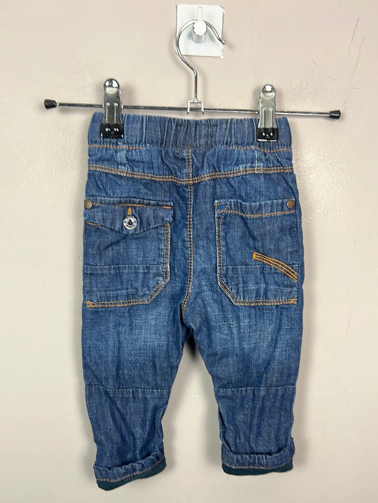 Secondhand baby Next lined pull on jeans 6-9m