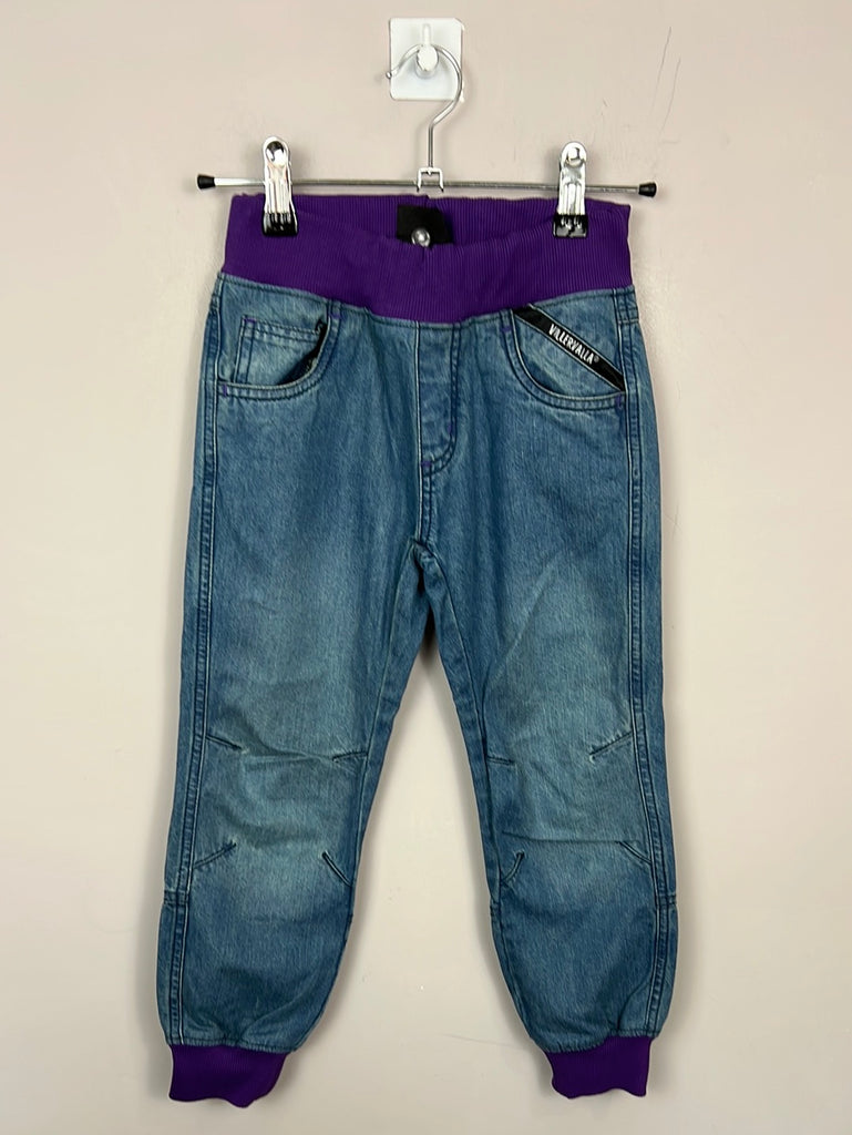 Viller valla Relaxed Jeans Classic Denim - Plum 6y