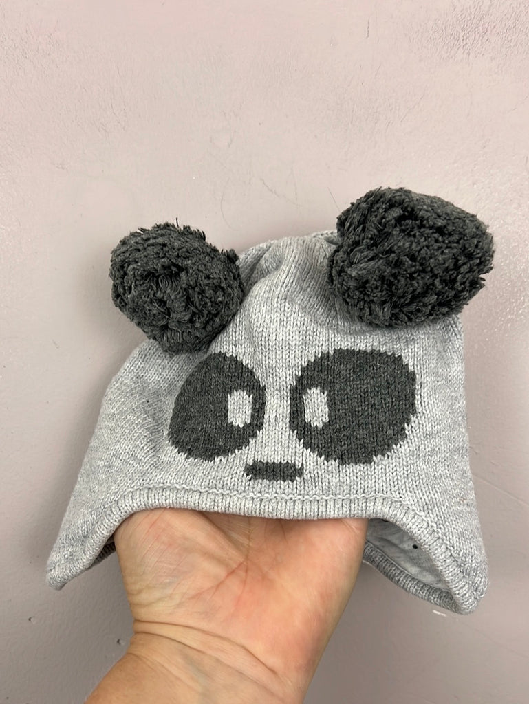 Second hand Mori Organic Panda Hat 0-6m