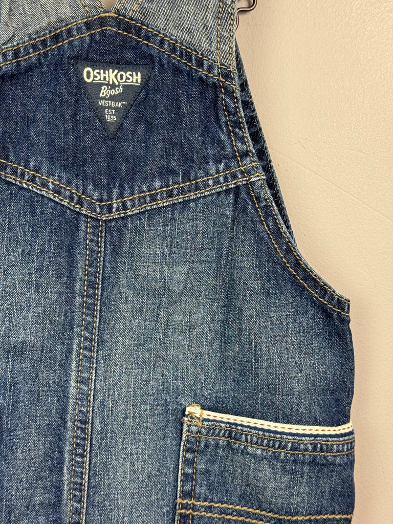 Pre loved kids Oshkosh contrast pocket dungarees 18m