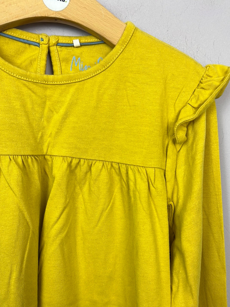 Second hand mini Boden Yellow Long sleeve top 9-10y