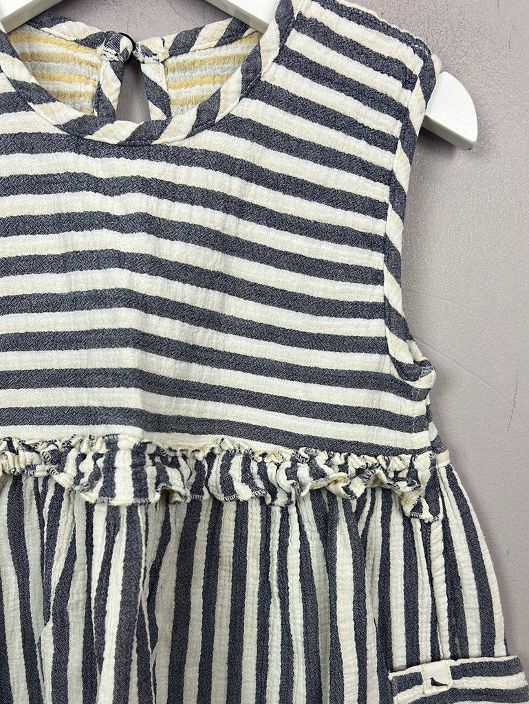 Turtledove reversible stripe dress 7-8y- Sweet Pea Preloved