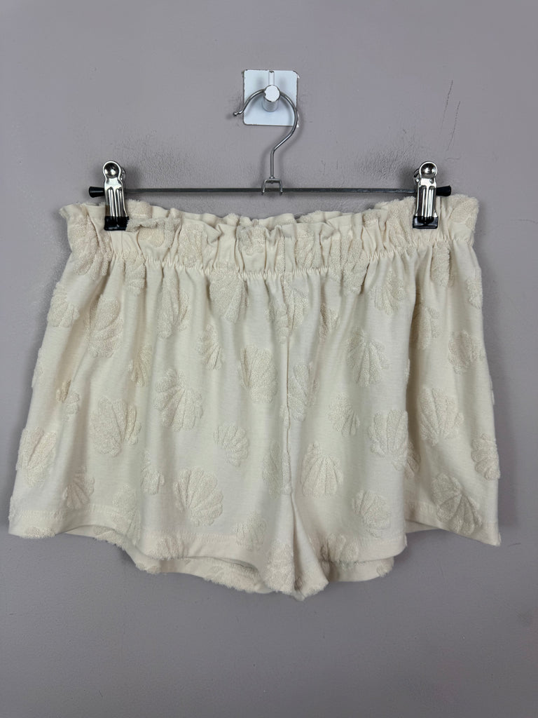 Next cream seashell shorts 11y second hand children - sweet pea preloved 