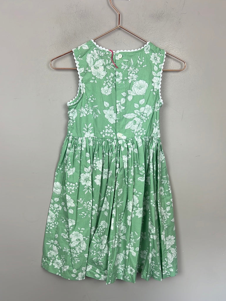 Secondhand girls Angelina soft green ric rac dress