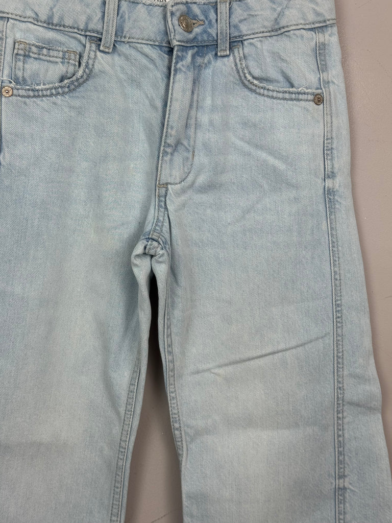 Zara Wide Leg Light Wash Jeans 10y