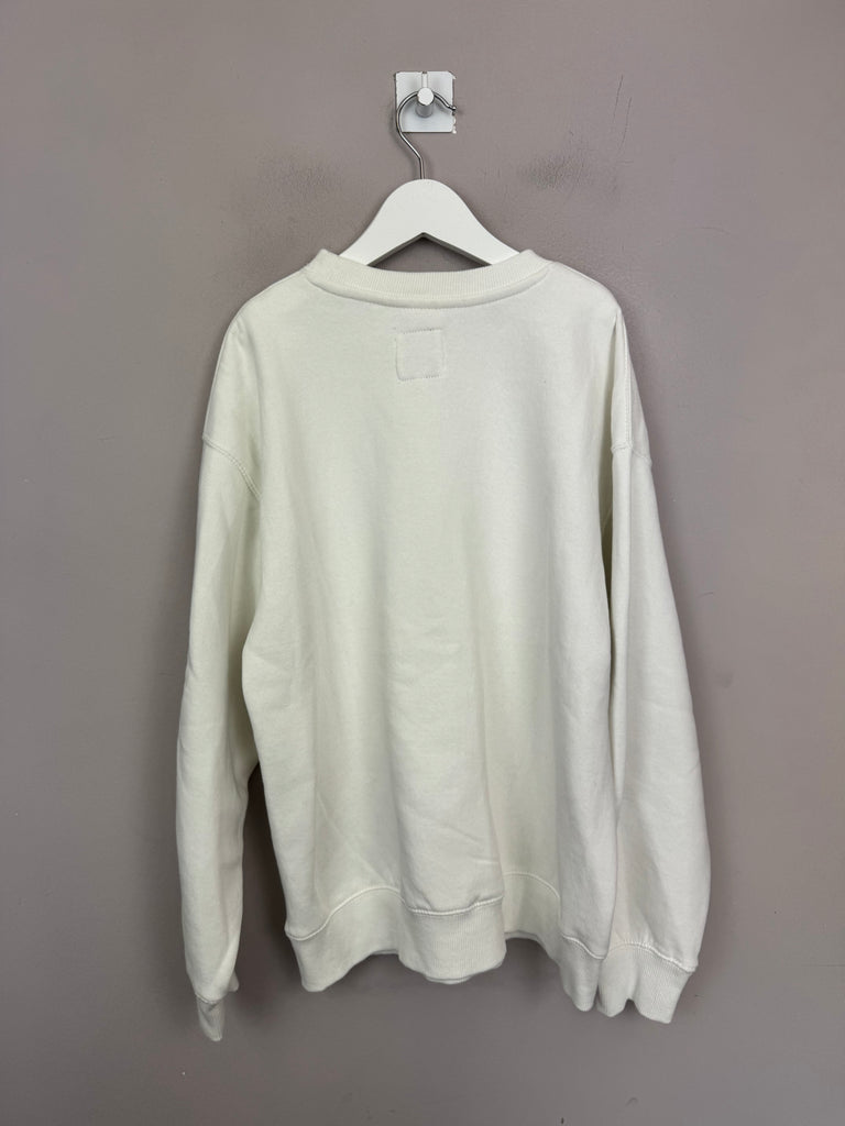 Zara White Sweatshirt 11-12y - sweet pea preloved 