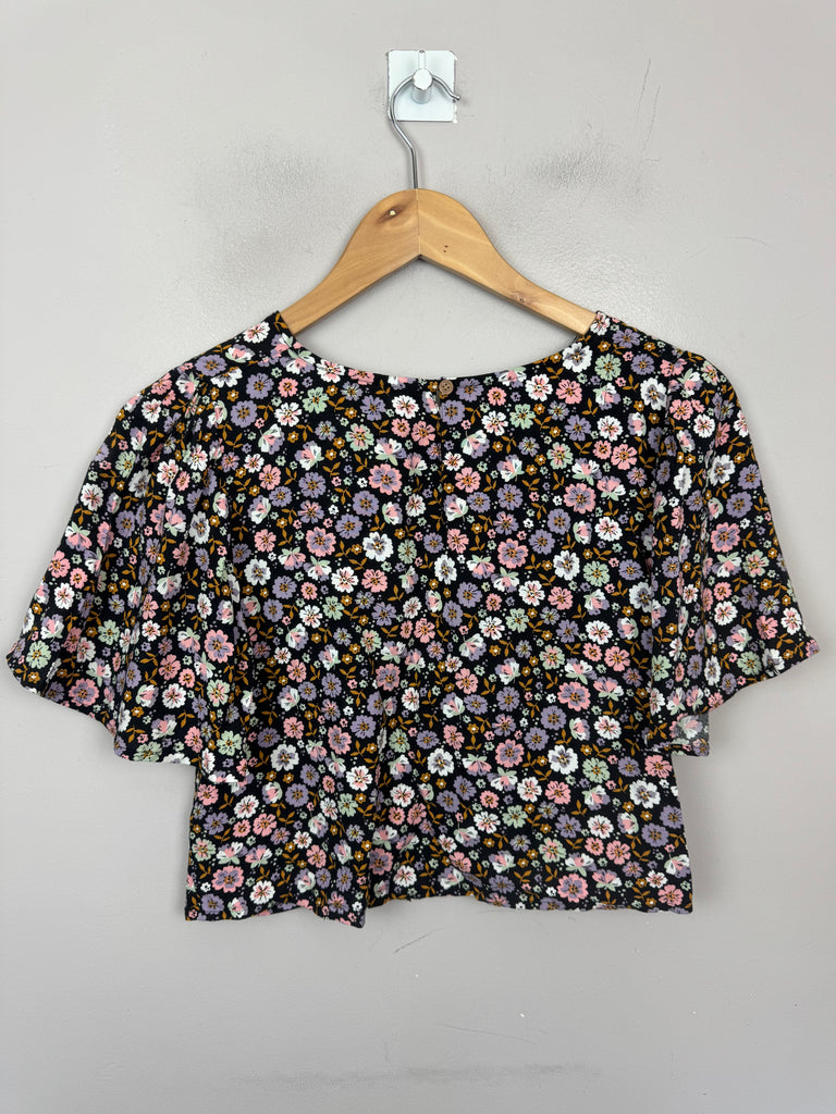 Next dark floral top 14y
