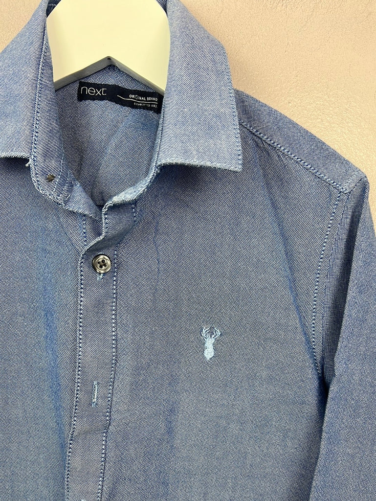 Next blue chambray shirt 7y- Sweet Pea Preloved