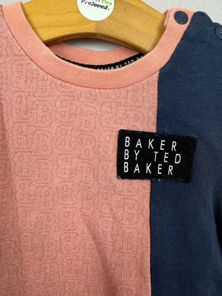 Baker Colour Block T-shirt 3-6m- Sweet Pea Preloved