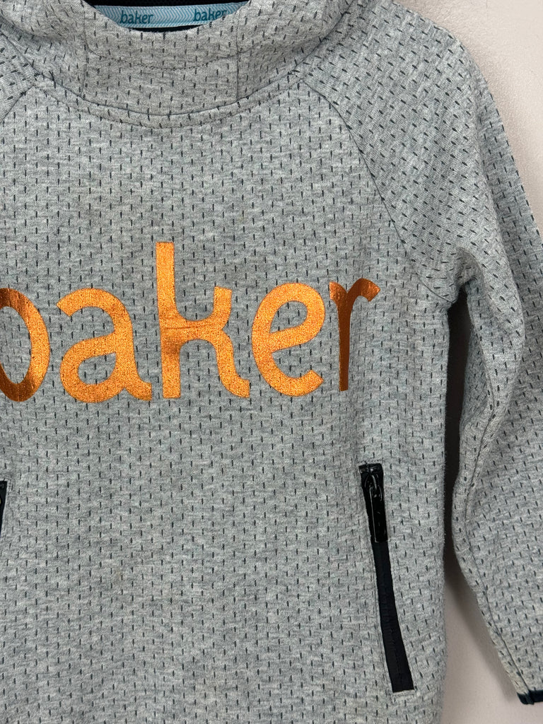 Secondhand Boys Baker Grey Hoodie 4-5y