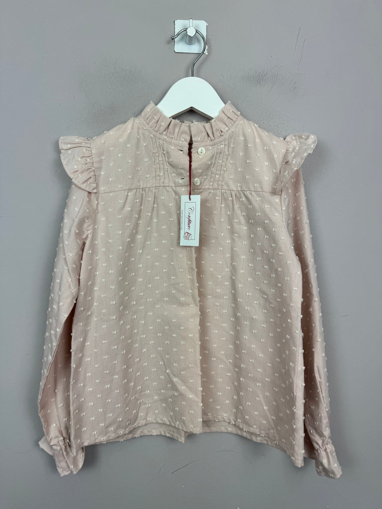 Confiture Frances Ruffle Blouse 6-7y - Sweet Pea Preloved 