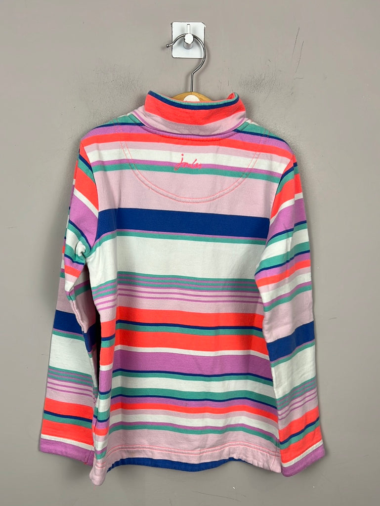 Joules Neon stripe sweatshirt 9-10y - sweet Pea Pre Loved 