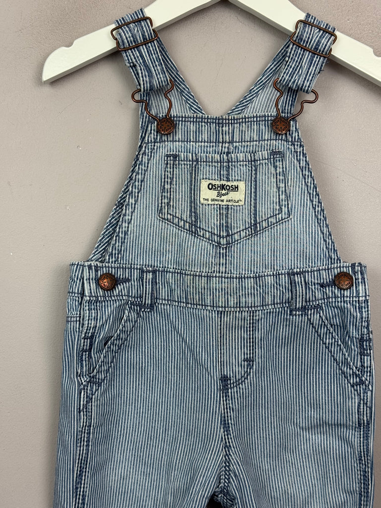 Pre Loved Kids Oshkosh Hickory Stripe Dungarees 