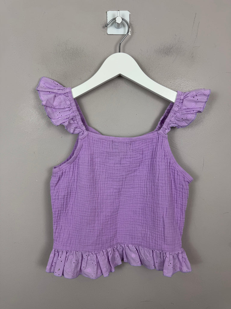 FBZ Lilac Top 10-11y second hand - sweet pea preloved 
