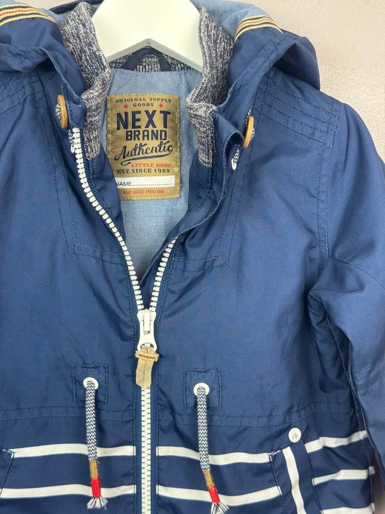 Next Navy jacket 12-18m preloved kids 