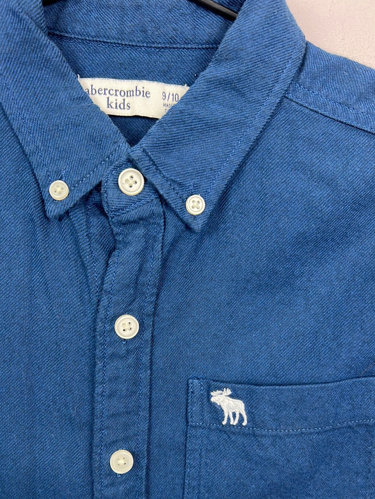 Pre Loved Kids Abercrombie blue soft twill shirt 9-10y