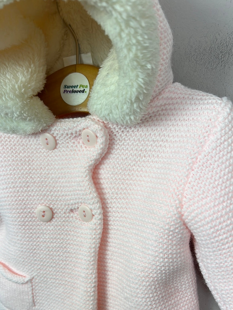 Secondhand baby 1m Kinder Pink Garter stitch Cardigan