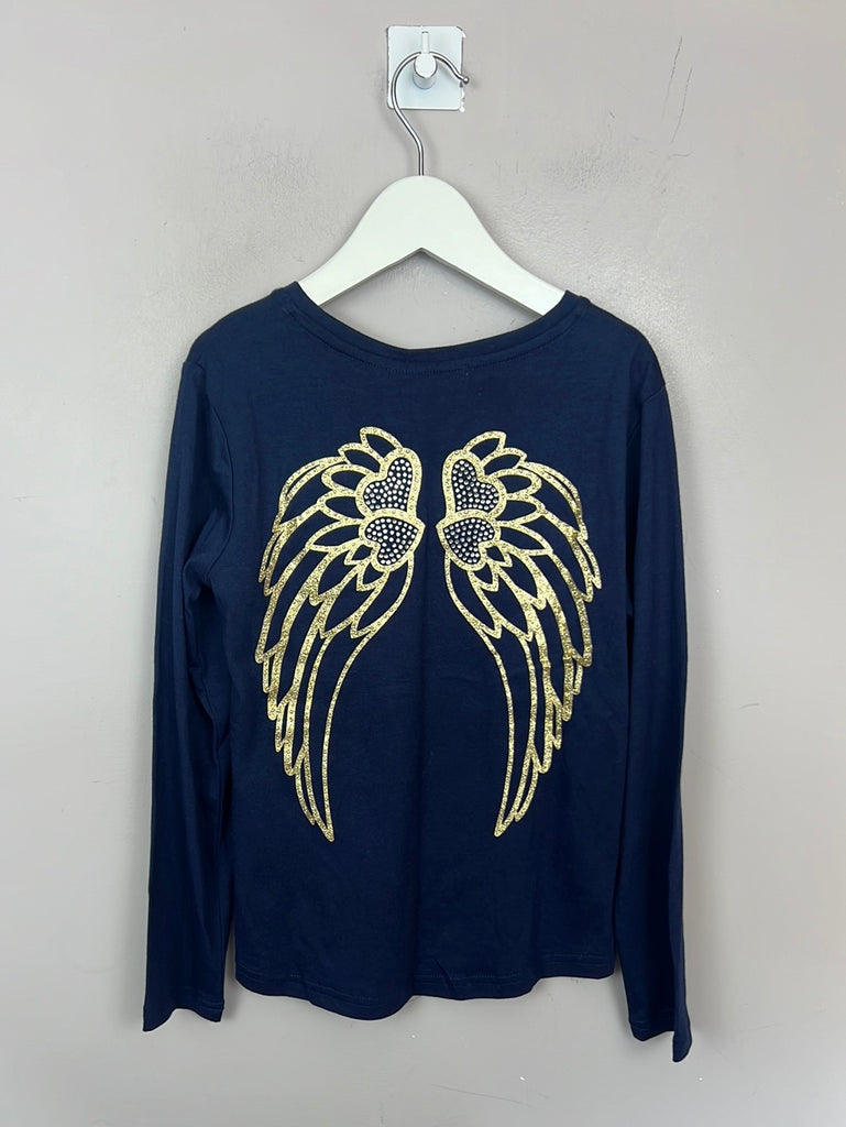 Angels Face Christine Navy top 