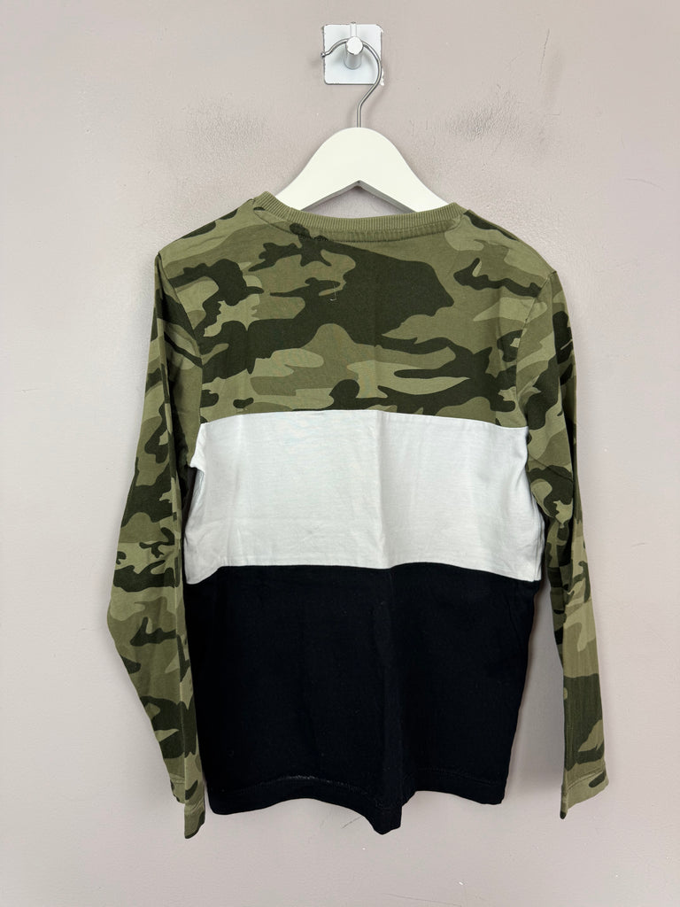 Next Camo Colour Block T-Shirt 6-7y
