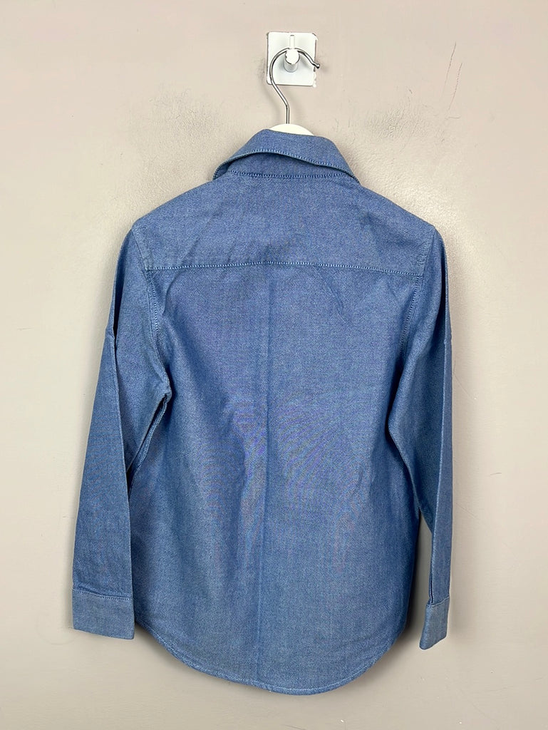 Second Hand Kids Next blue chambray shirt 7y