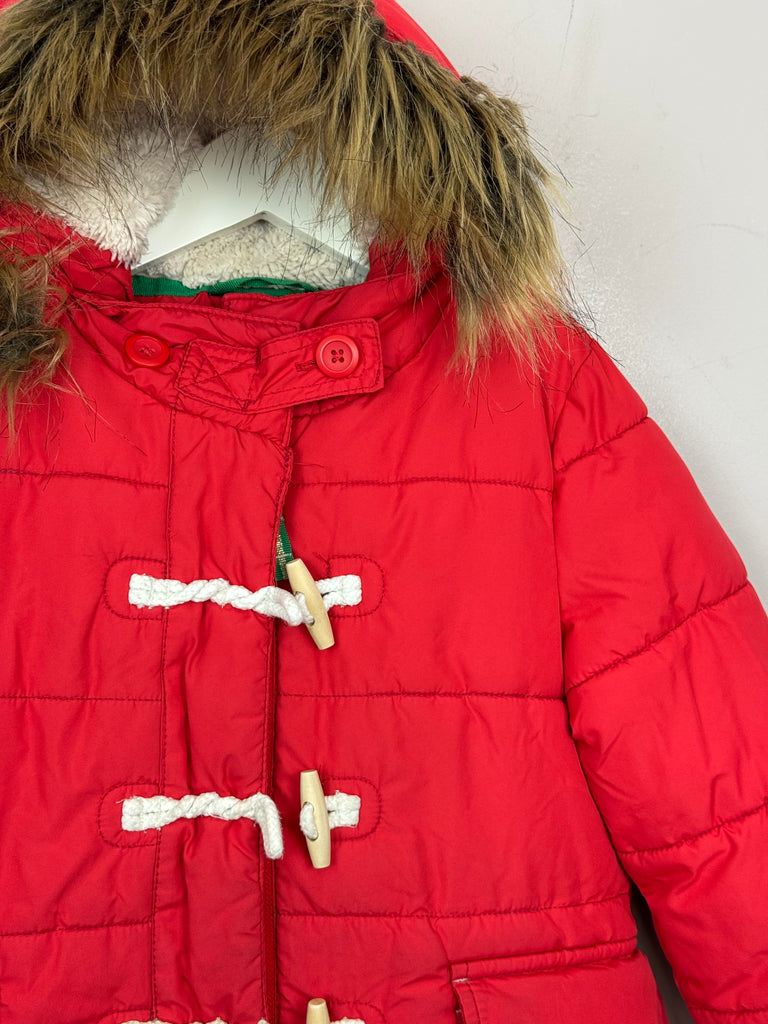 Second Hand Childrens Boden Red Padded Coat 3-4y -Sweet Pea Preloved Clothes