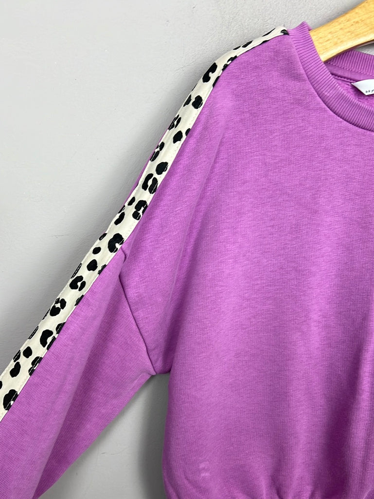 Secondhand girls M&S Purple Sweatshirt 8-9y