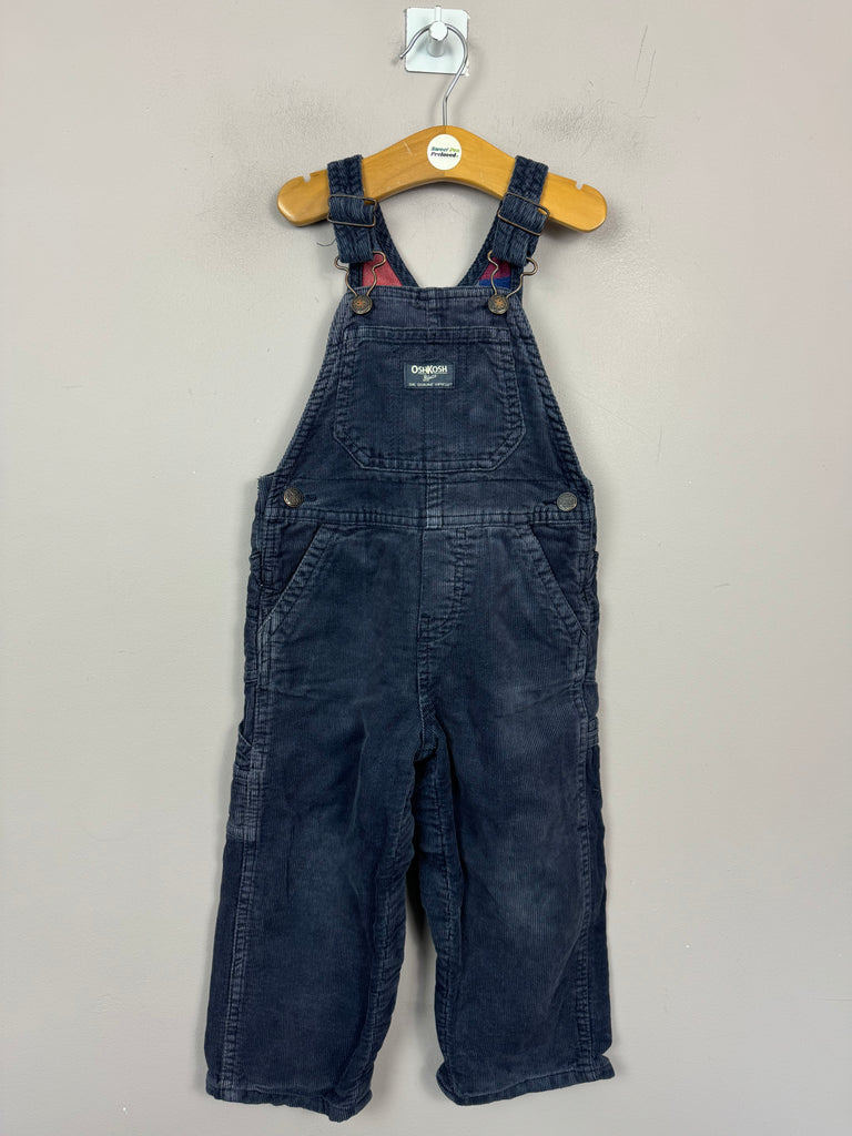 Secondhand Oshkosh Cord dungarees 24m