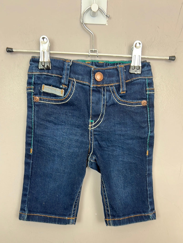 Preloved baby Baker Dark rinse jeans 0-3m