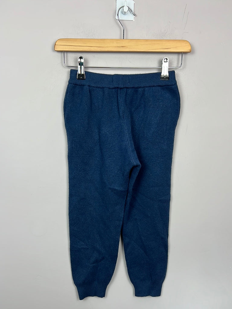 second hand kids Zara Navy knitted joggers 8-9y