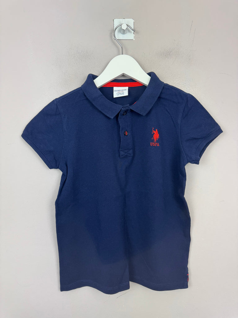 Polo Assn Navy Polo 8-9y second hand children - sweet pea preloved 
