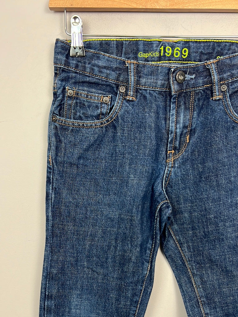 Second Hand Kids Gap straight leg blue jeans 10-11y