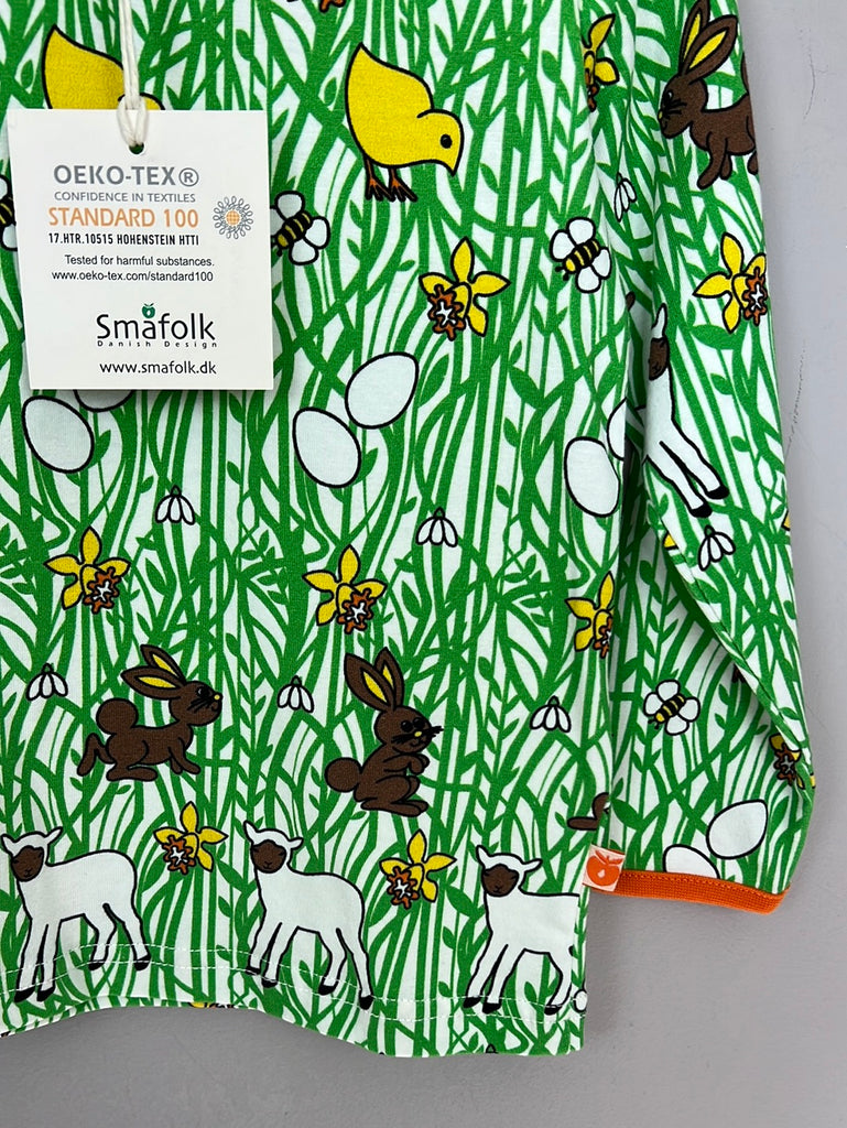 SMAFOLK organic cotton long sleeved Spring Time top 1-2y